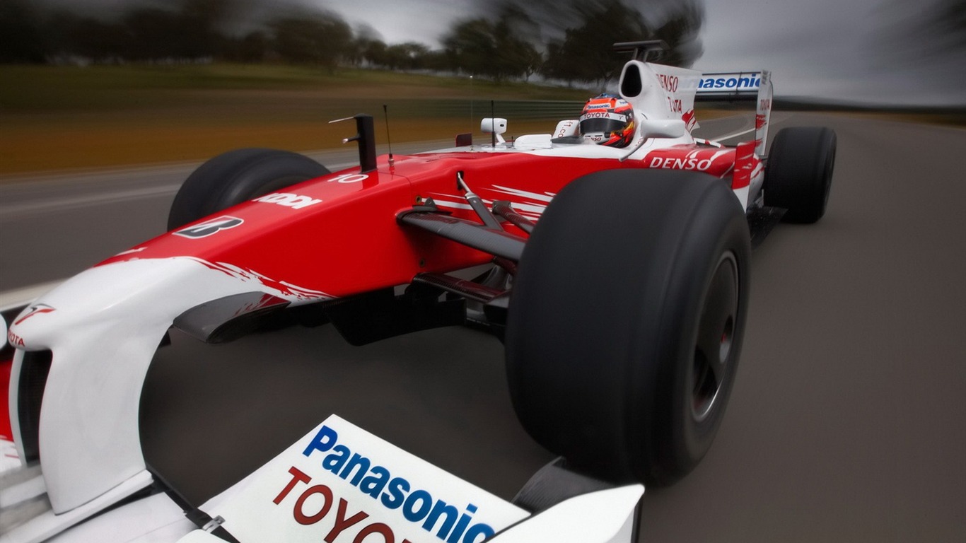 豐田2009 TF109 F1壁紙 #10 - 1366x768
