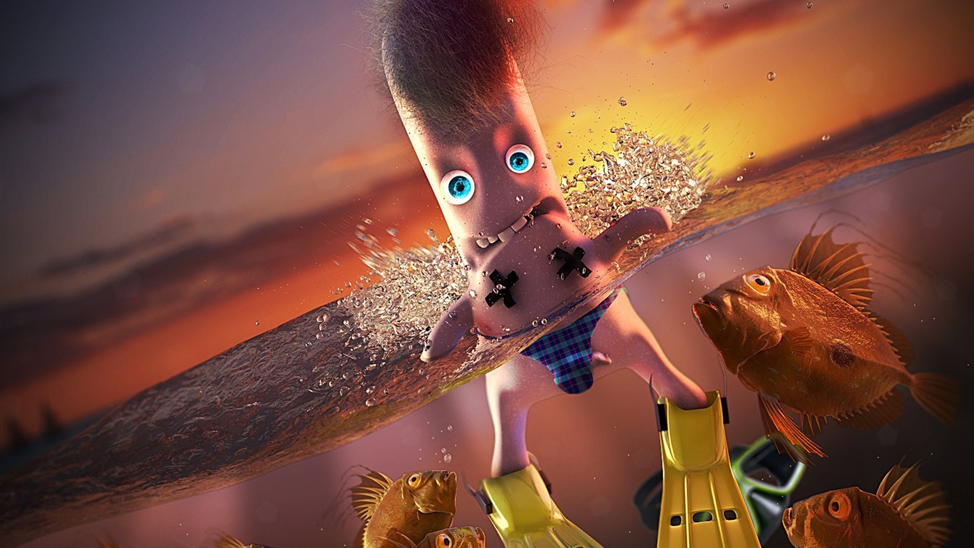 Ilustrace Design kolekce Wallpaper #16 - 1366x768