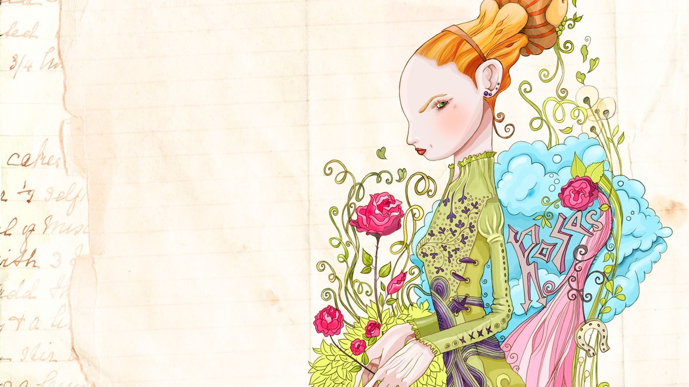 Ilustrace Design kolekce Wallpaper #26 - 1366x768