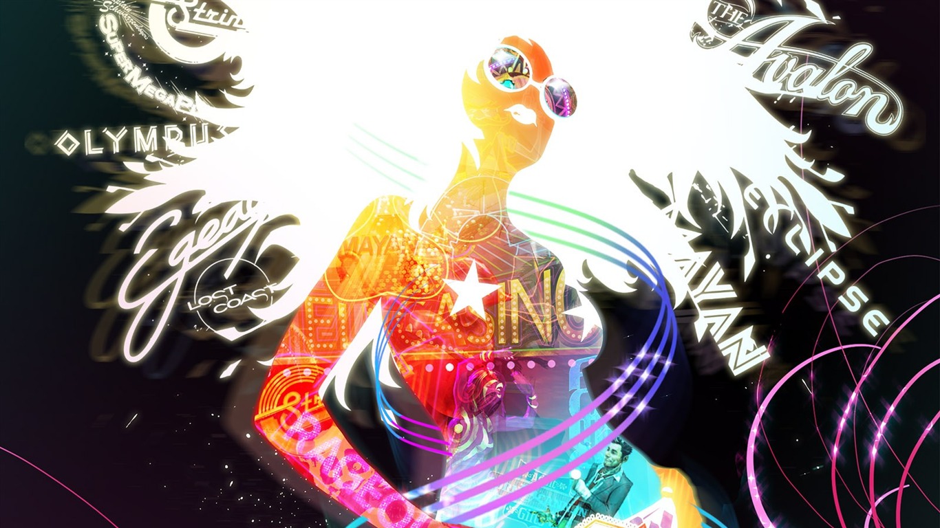 Ilustrace Design kolekce Wallpaper #36 - 1366x768