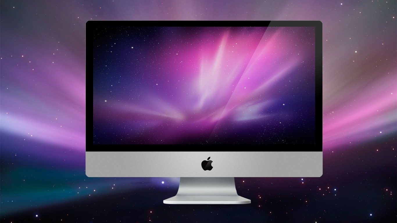 New Apple Theme Desktop Wallpaper #2 - 1366x768