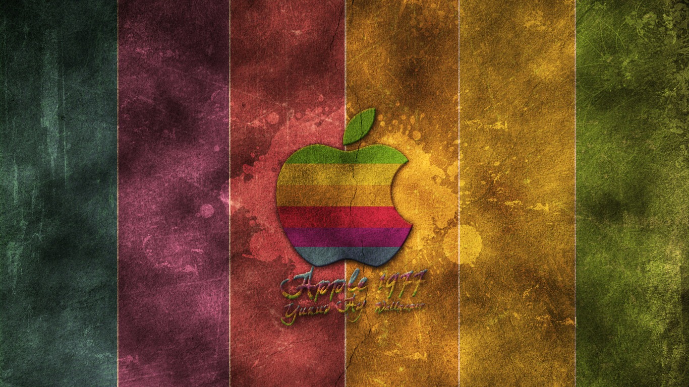 New Apple Theme Desktop Wallpaper #3 - 1366x768