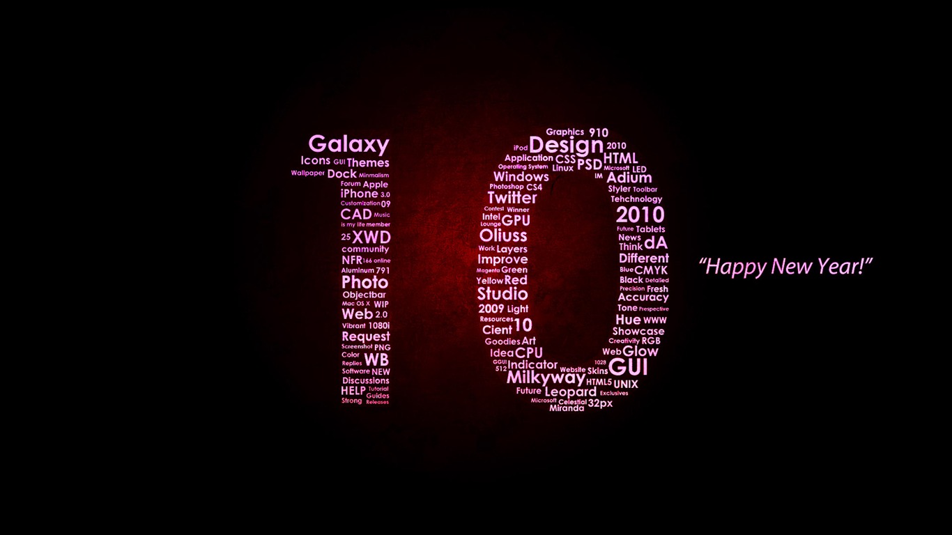 2010 Album tapety (1) #10 - 1366x768
