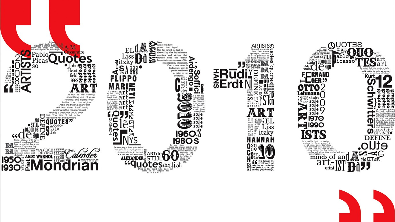 2010 Album tapety (1) #13 - 1366x768