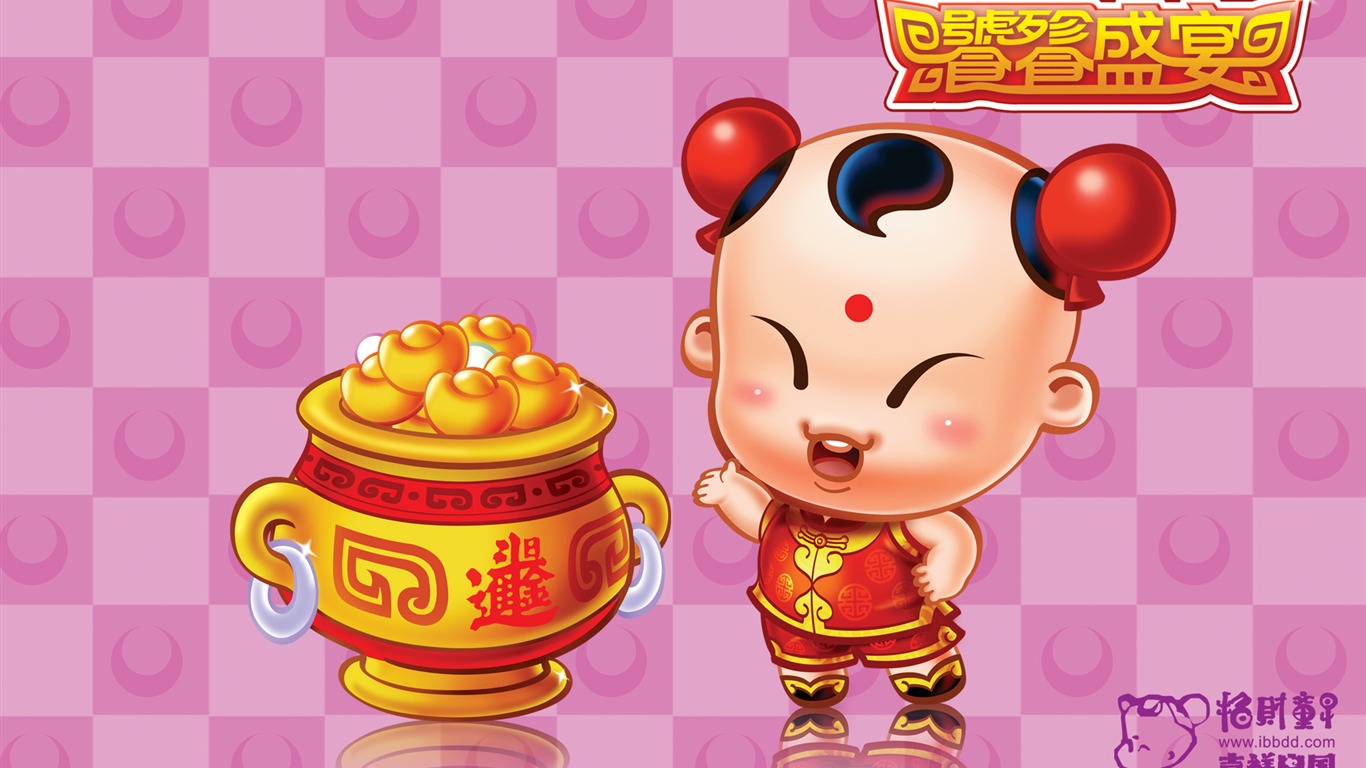 招財童子壁紙專輯(三) #1 - 1366x768