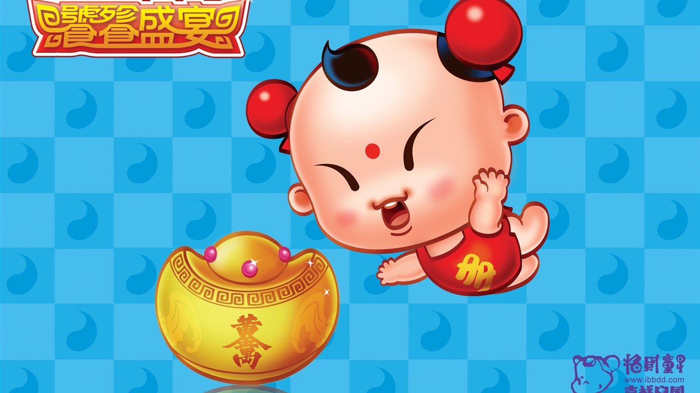 招財童子壁紙專輯(三) #7 - 1366x768