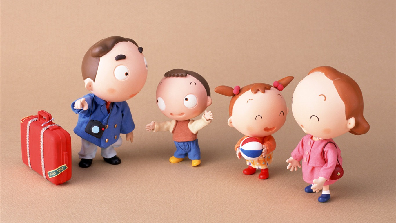 Happy Family wallpaper album (2) #18 - 1366x768