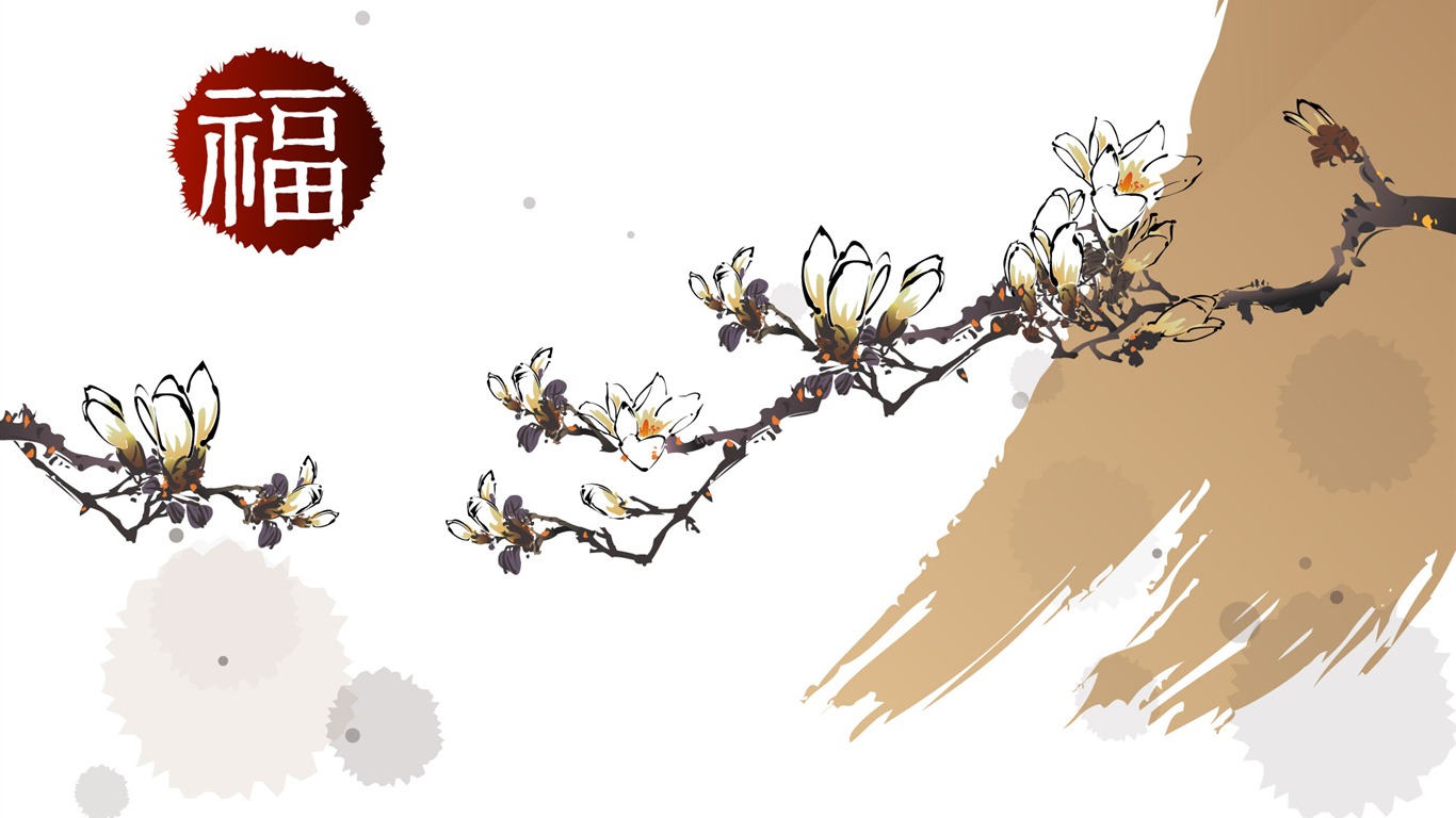 新年特輯壁紙(一) #17 - 1366x768