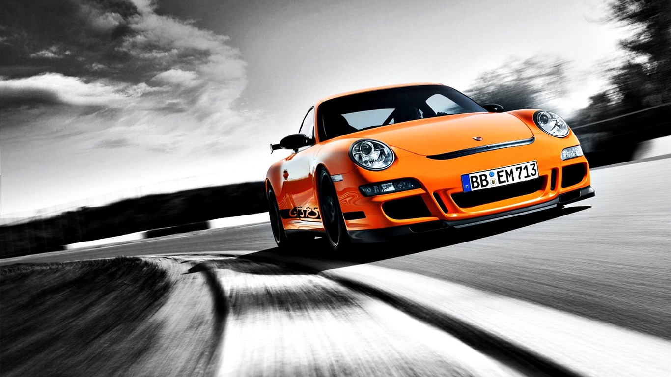 Fast sports wallpaper design automobile #13 - 1366x768