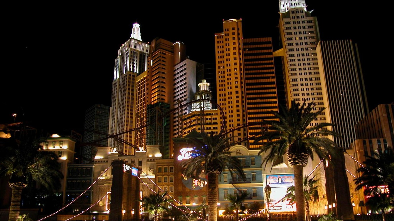 Glamorous Las Vegas City Fond d'écran #40 - 1366x768