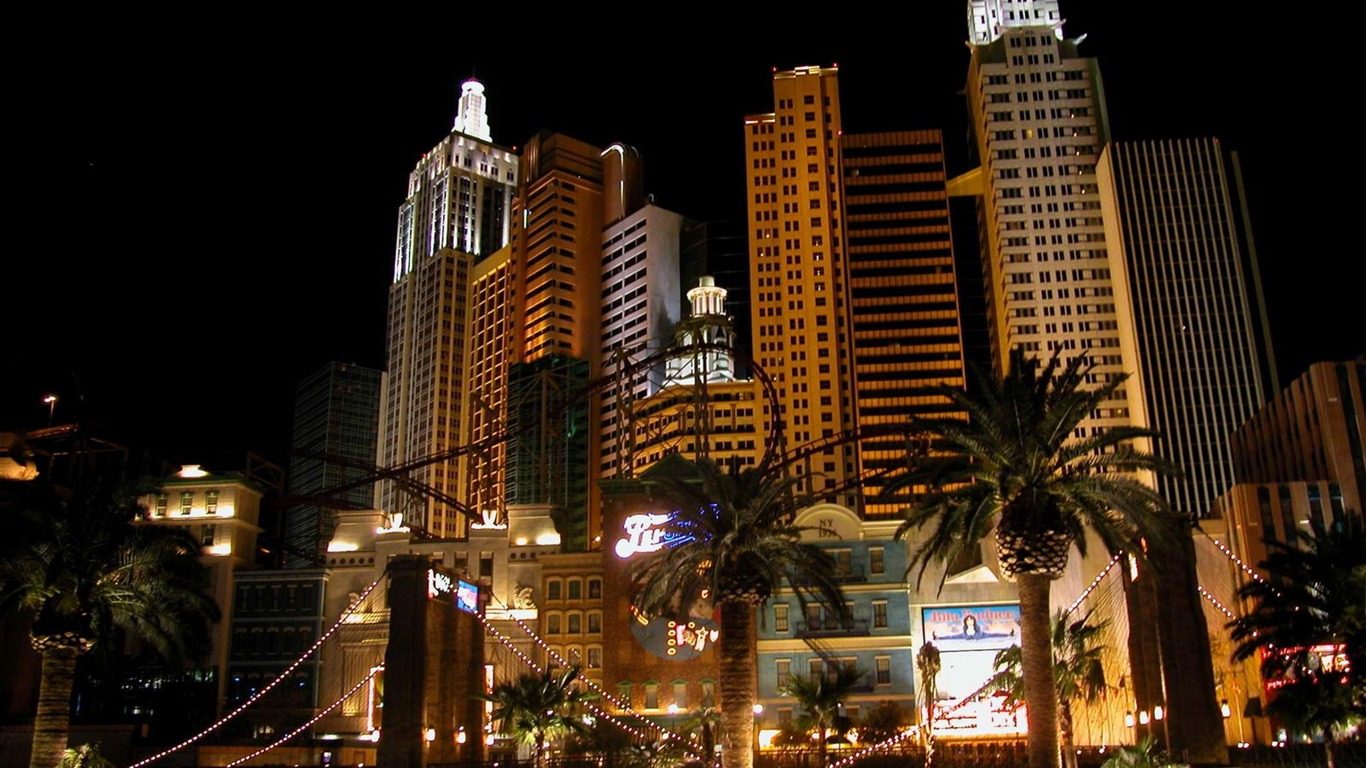 Glanzvollen Stadt Las Vegas Wallpaper #40 - 1366x768