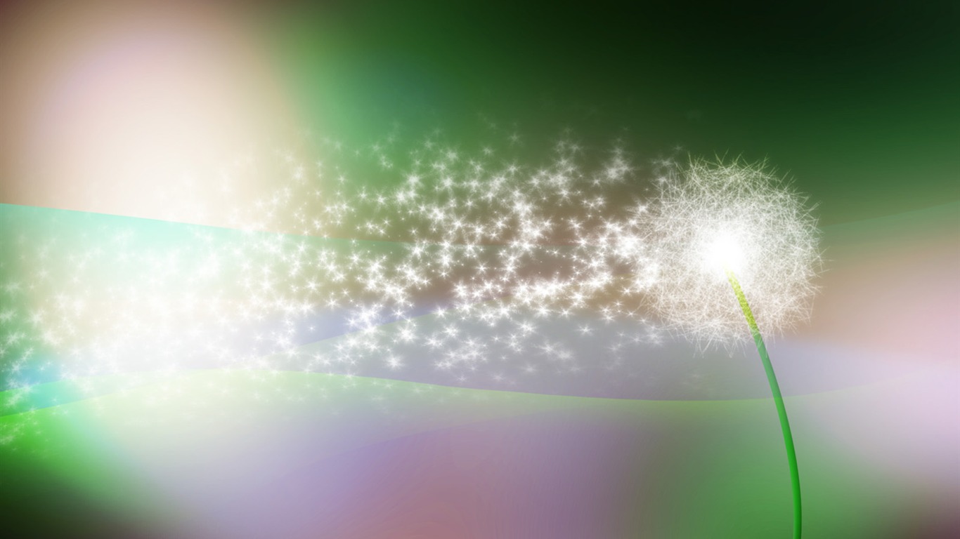炫彩抽象視覺效果壁紙 #13 - 1366x768