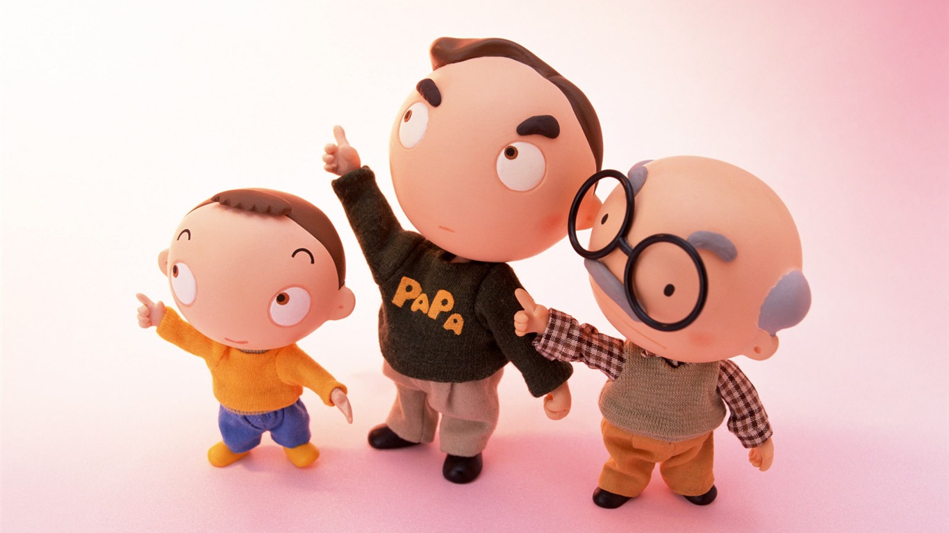 Happy Family wallpaper album (3) #11 - 1366x768