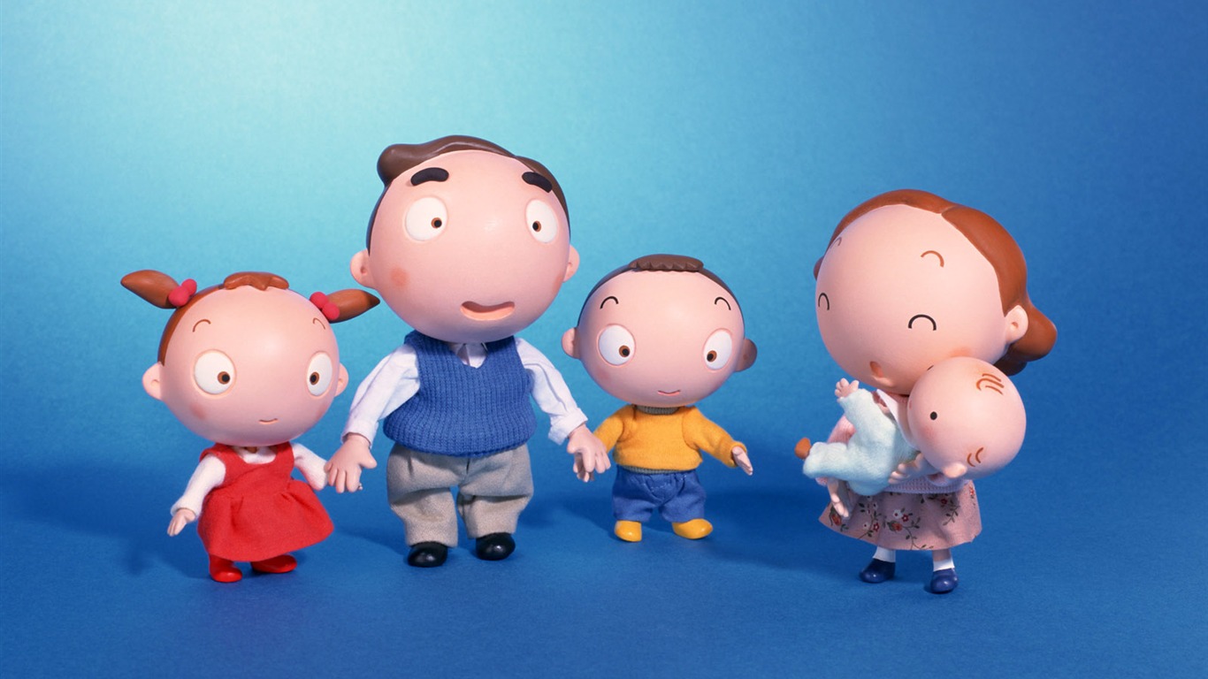 Happy Family wallpaper album (3) #19 - 1366x768