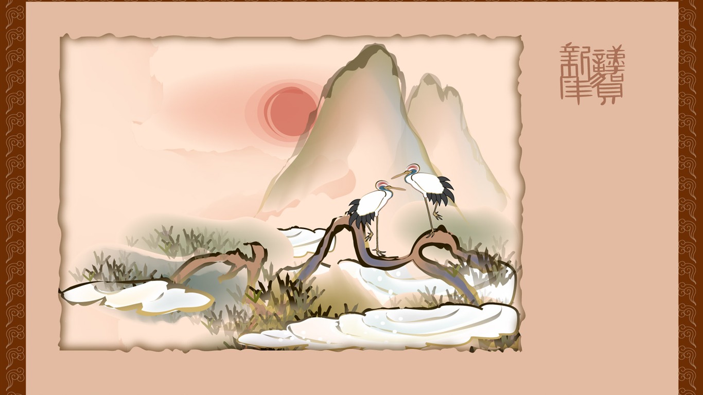 新年特輯壁紙(二) #5 - 1366x768