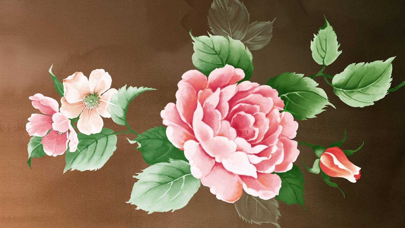 Synthetic Flower HD Wallpapers #25 - 1366x768