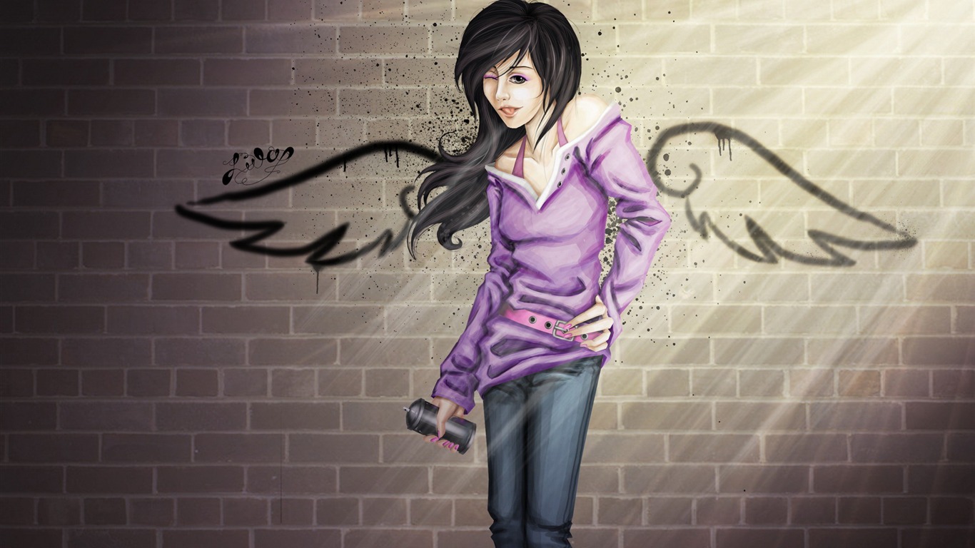 超酷非主流壁紙(二) #15 - 1366x768