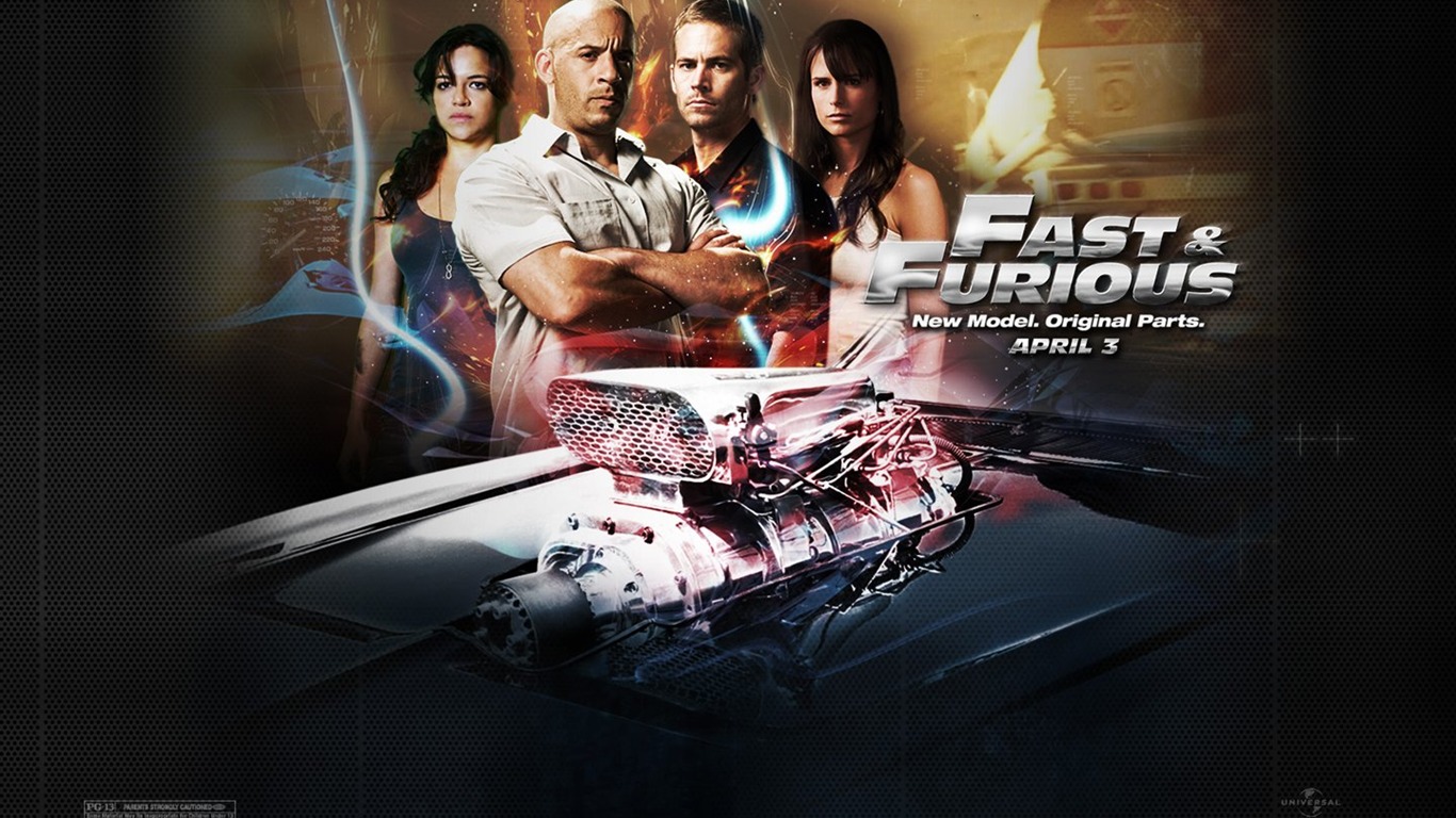 Fond d'écran Fast and Furious 4 #1 - 1366x768