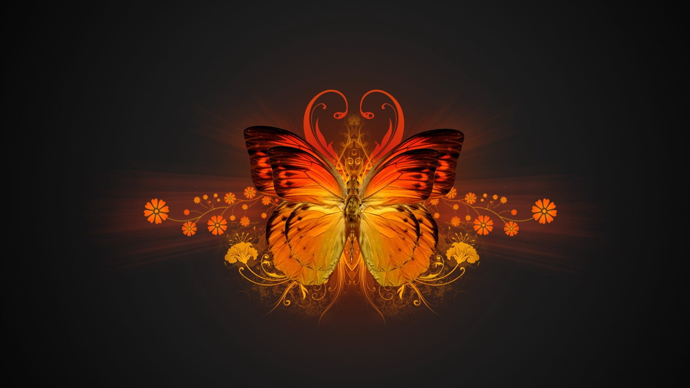 Design non-tradiční výběr wallpaper #10 - 1366x768