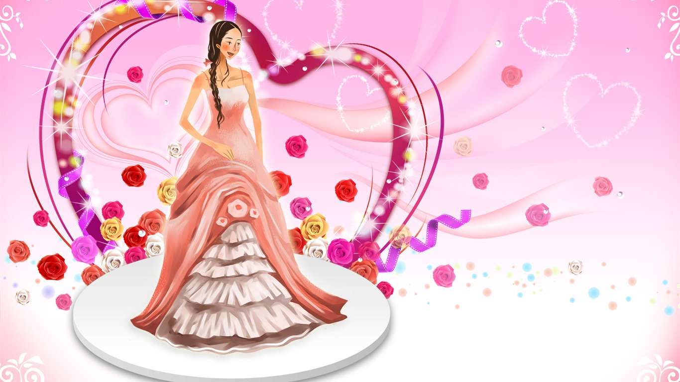 合成人物高清壁紙 #13 - 1366x768