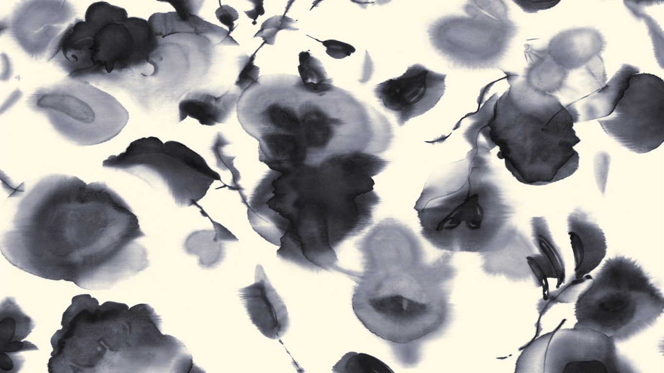 znamenitý inkoust květina tapety #4 - 1366x768