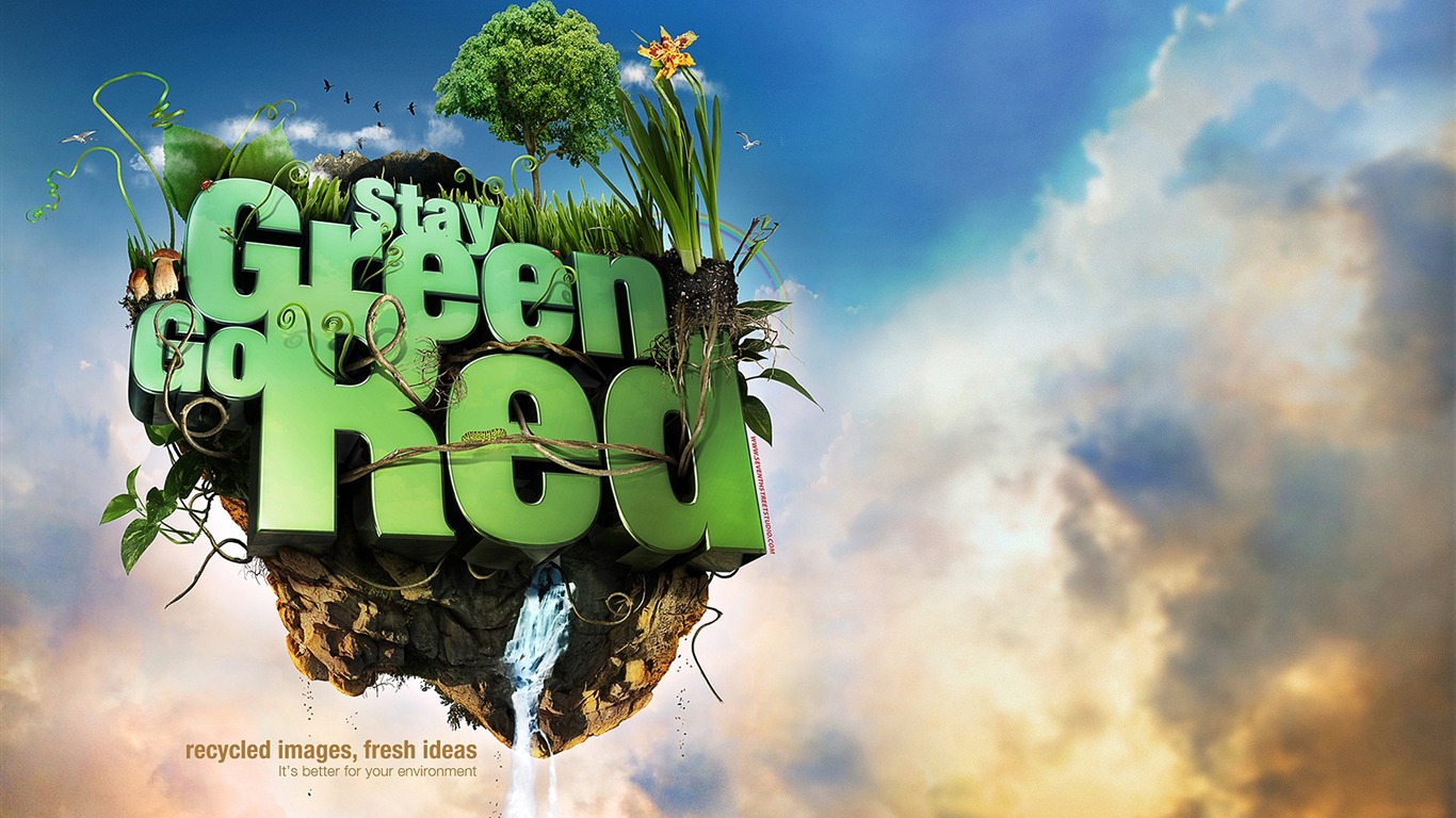 Seventh Street創意壁紙 #1 - 1366x768