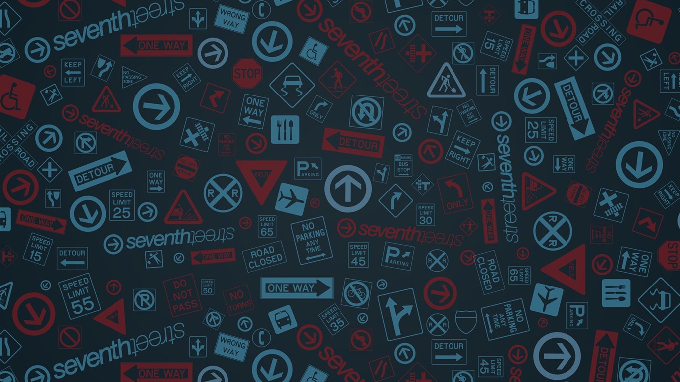 Seventh Street創意壁紙 #8 - 1366x768