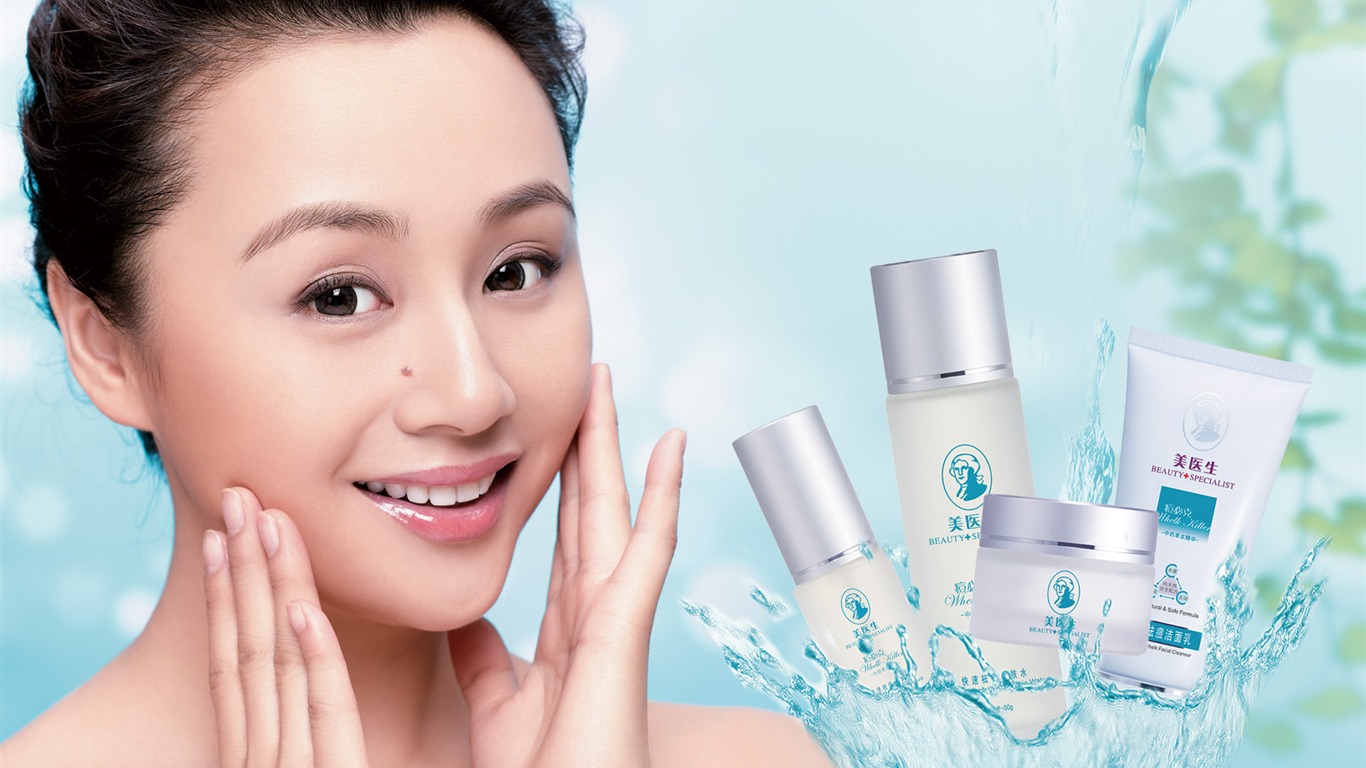 Cosmetics Advertising Wallpaper Album (1) #2 - 1366x768