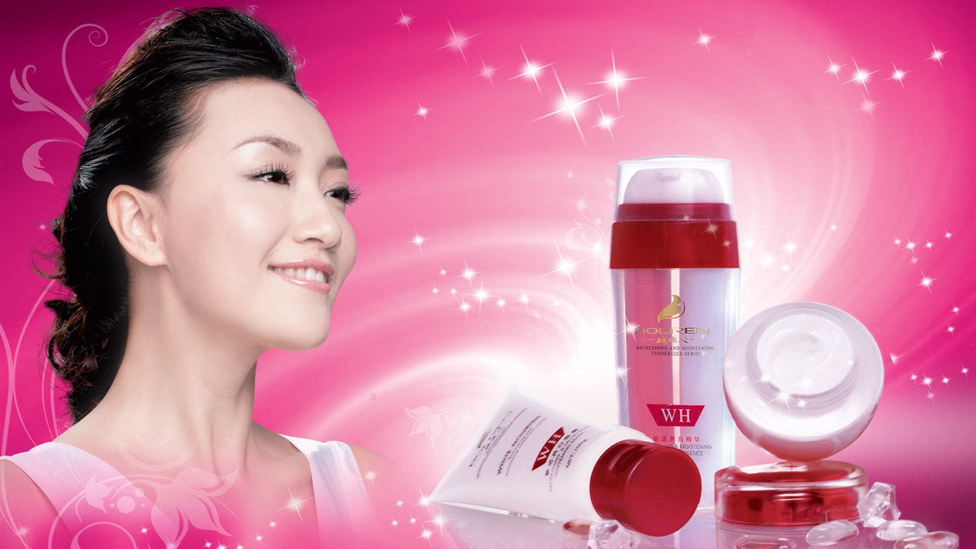 Cosmetics Advertising Wallpaper Album (1) #5 - 1366x768