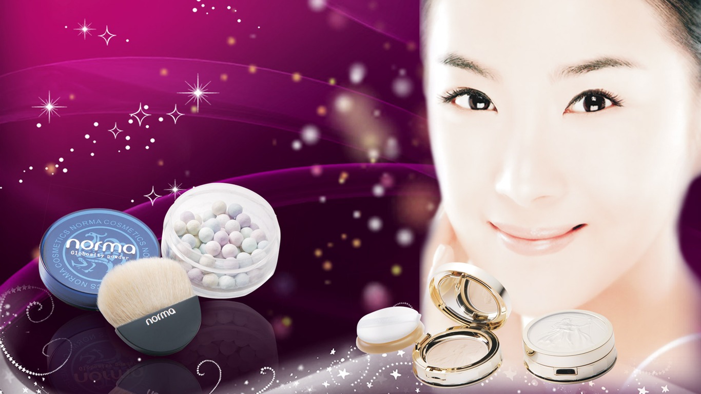 Cosmetics Advertising Wallpaper Album (2) #14 - 1366x768