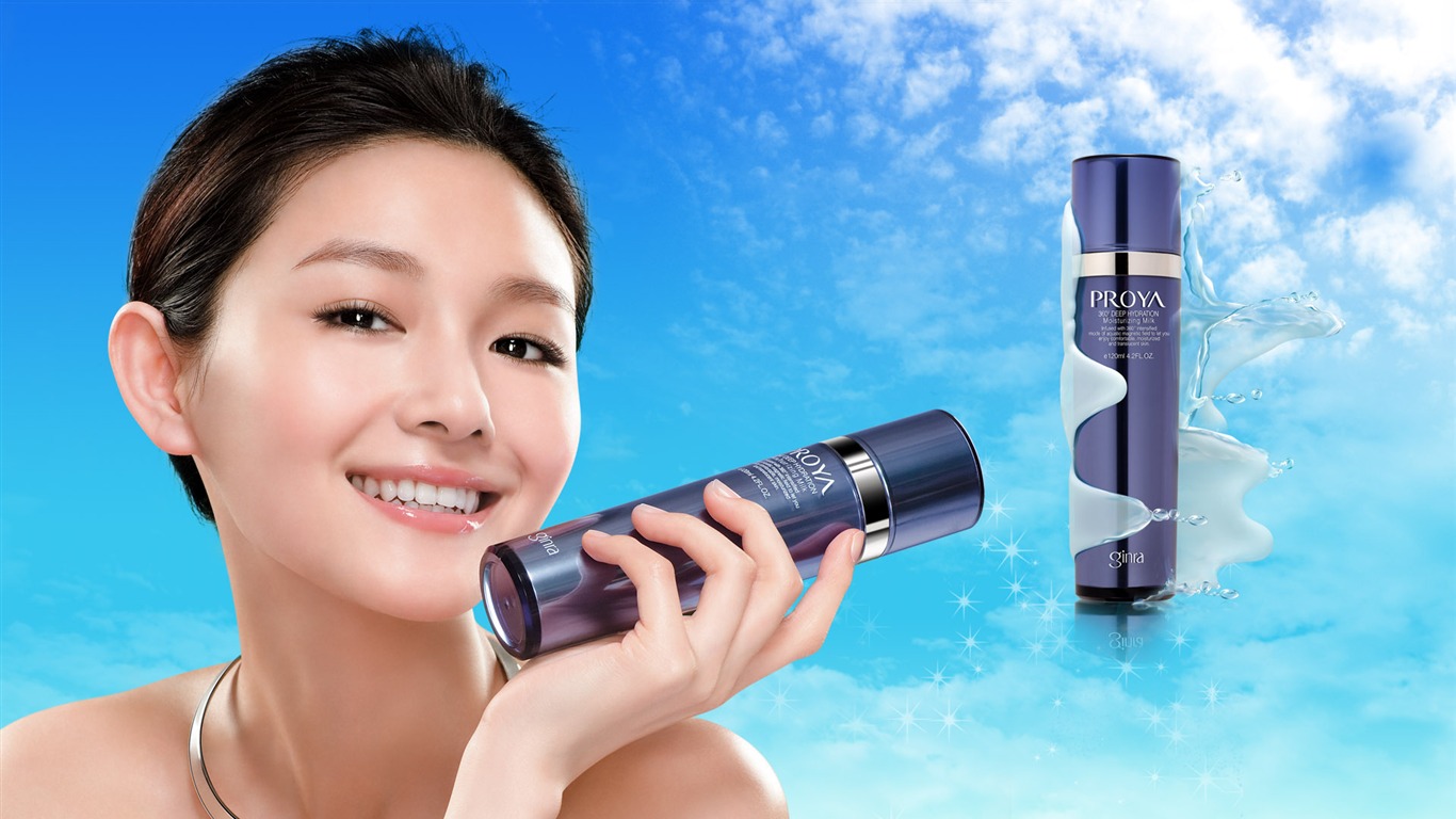 Cosmetics Advertising Wallpaper Album (2) #17 - 1366x768