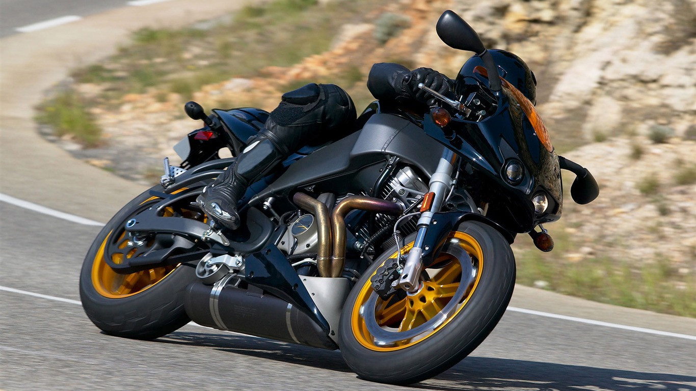 Turn Motocykl Tapeta Kolekce #18 - 1366x768