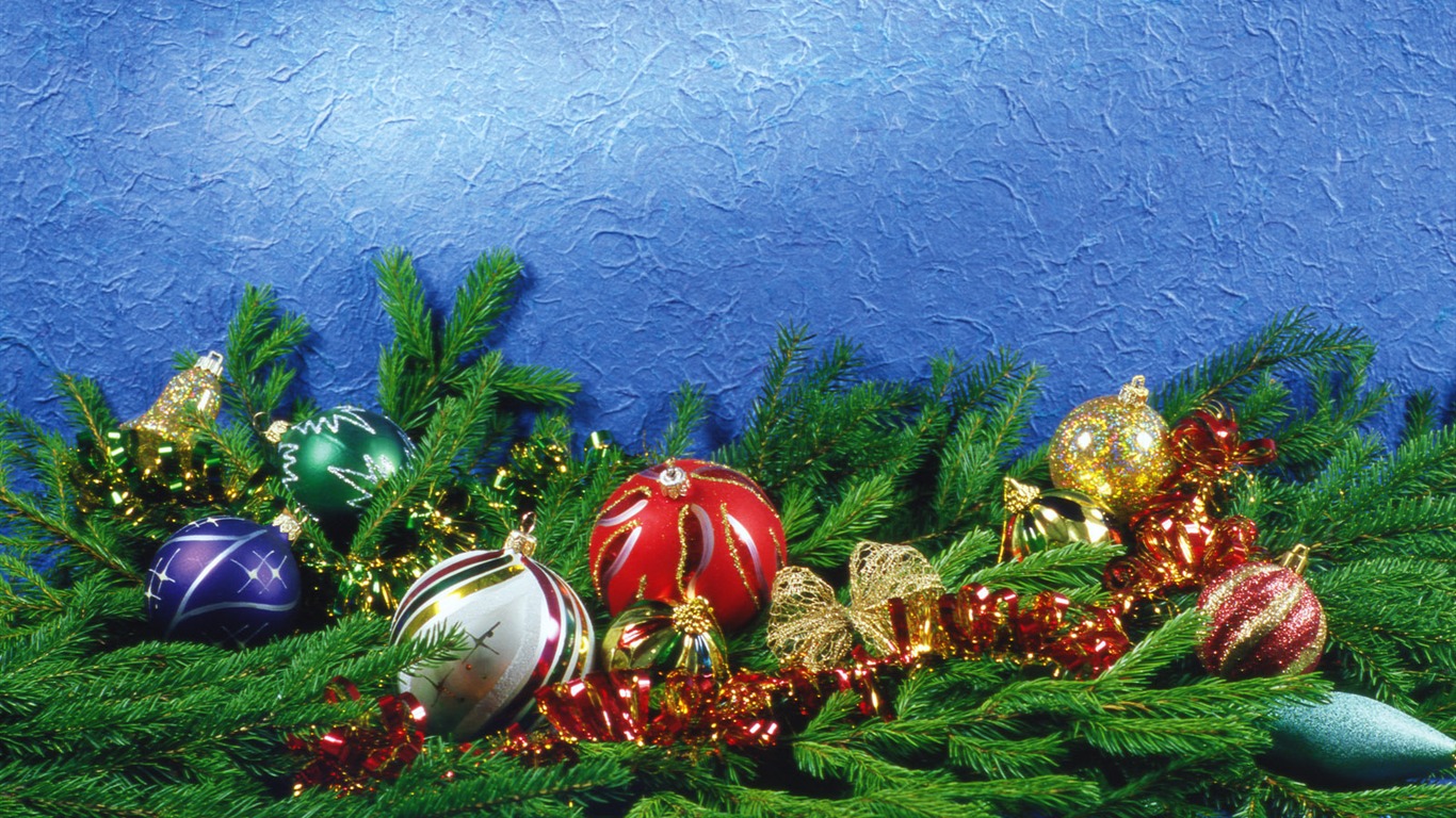 Christmas landscaping series wallpaper (14) #14 - 1366x768
