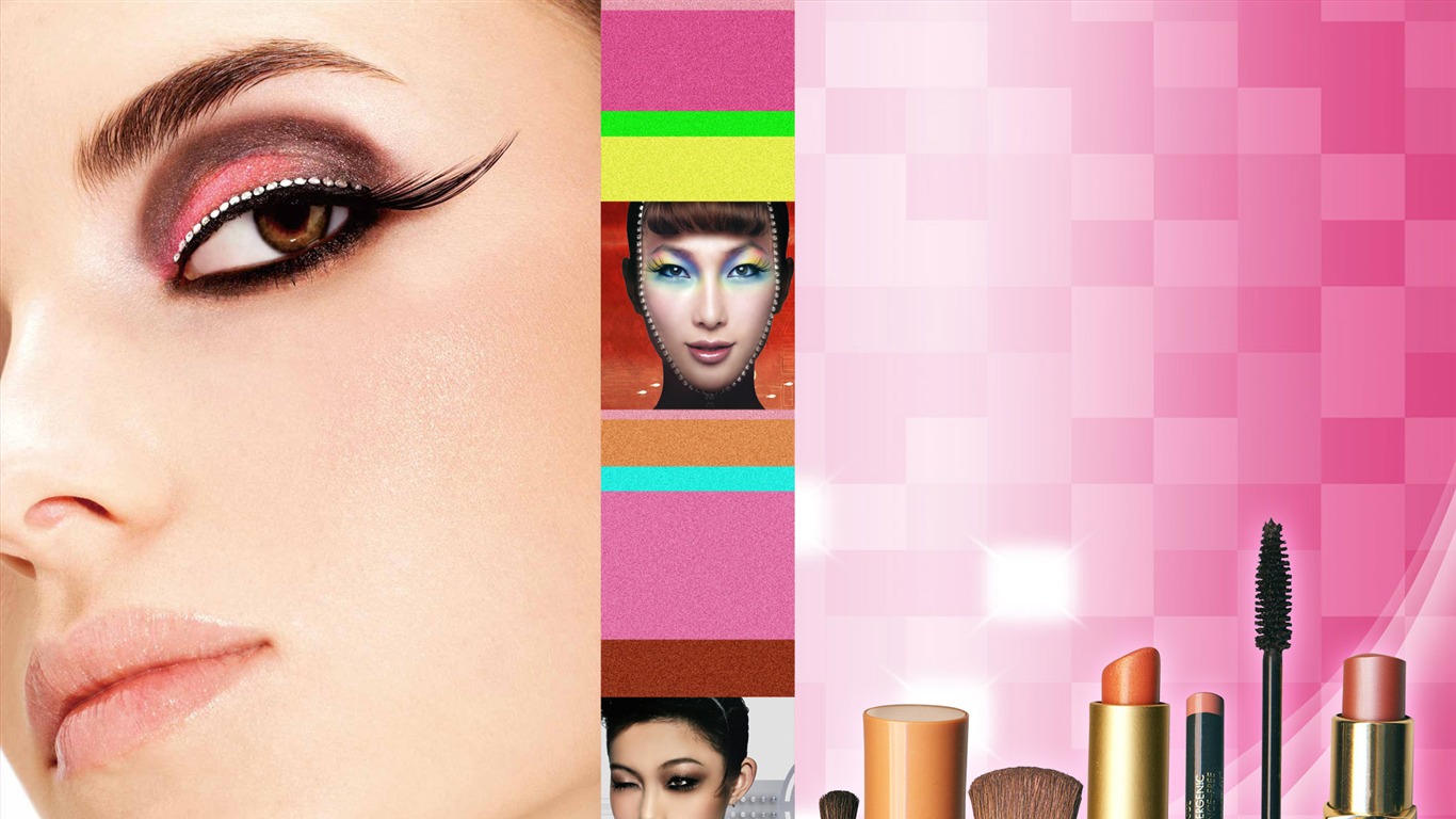 Cosmetics Advertising Wallpaper Album (4) #13 - 1366x768