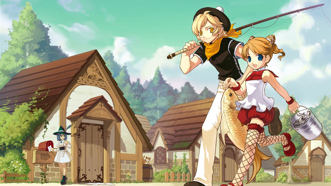 卡通遊戲合集壁紙(一) #15 - 1366x768