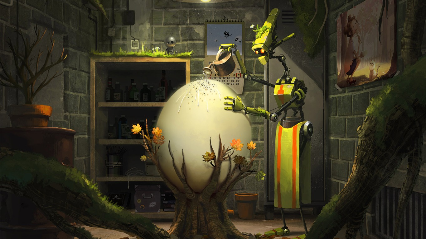 kreslený Hry Sbírka Tapety na plochu (2) #18 - 1366x768