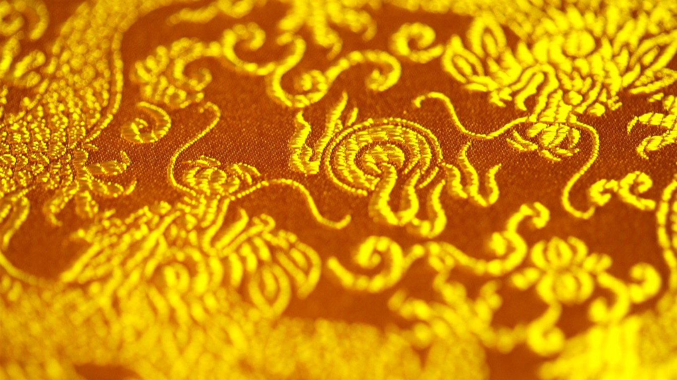 中國風之精美刺繡壁紙 #4 - 1366x768
