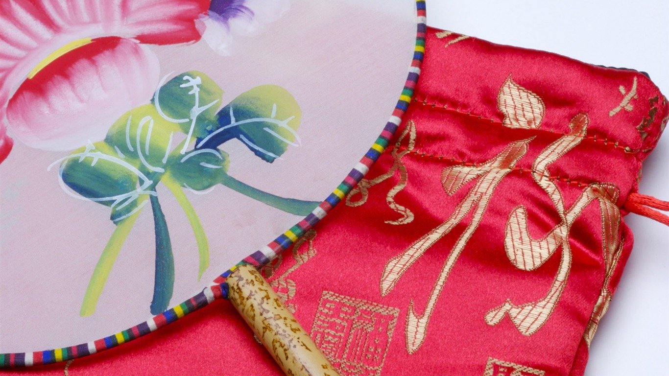中國風之精美刺繡壁紙 #15 - 1366x768