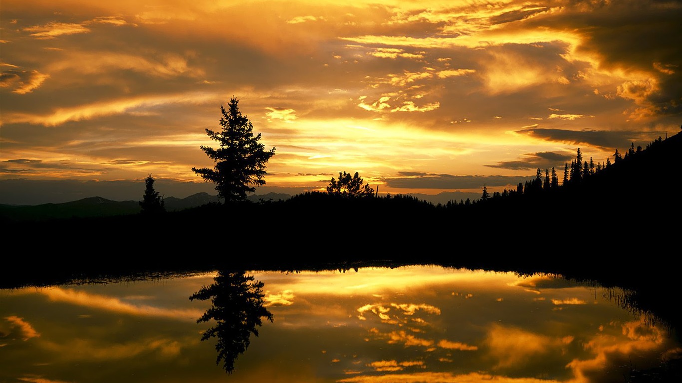 fonds d'écran un beau paysage naturel (1) #2 - 1366x768