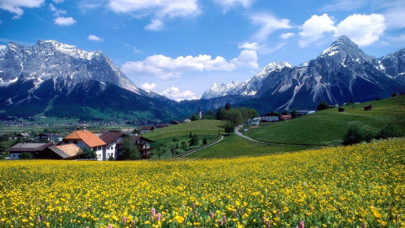 fonds d'écran un beau paysage naturel (1) #17 - 1366x768