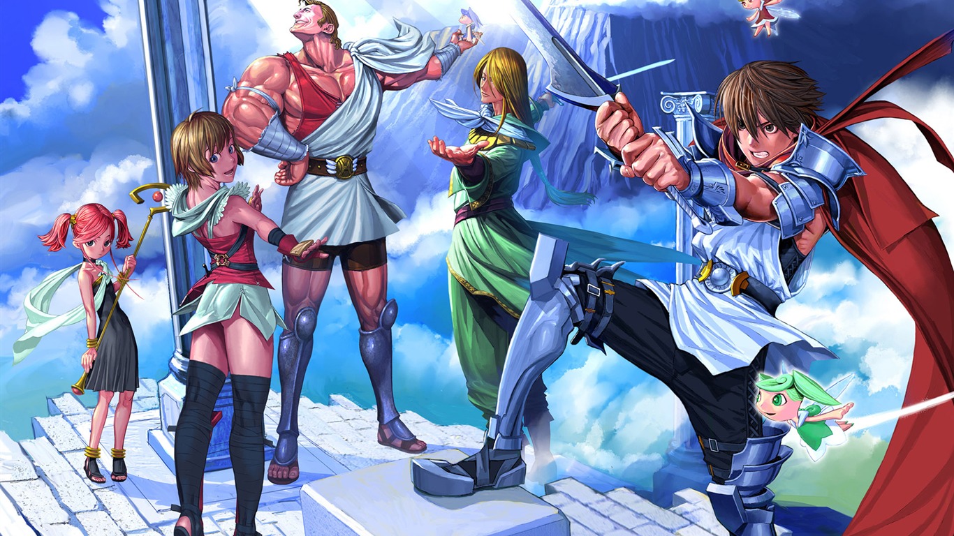 Game CG Collection Wallpapers (1) #8 - 1366x768