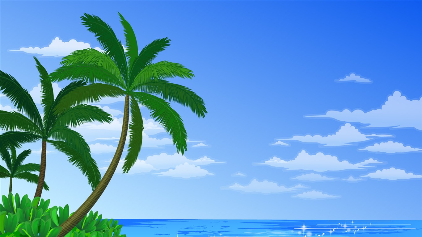 矢量風光合集壁紙(二) #3 - 1366x768