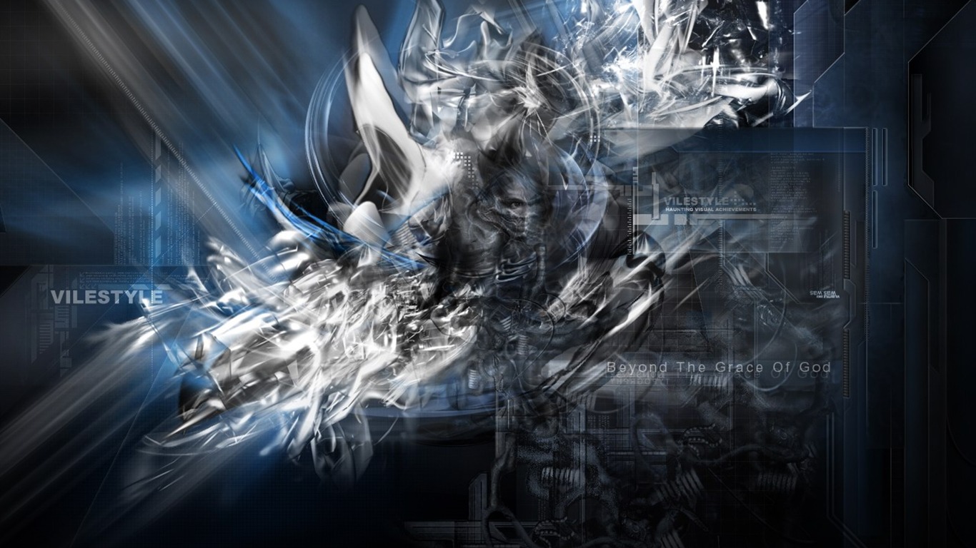 抽象視覺CG壁紙 #14 - 1366x768