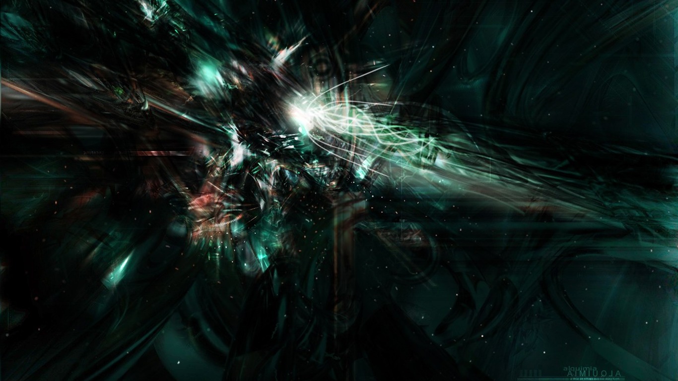 抽象視覺CG壁紙 #17 - 1366x768