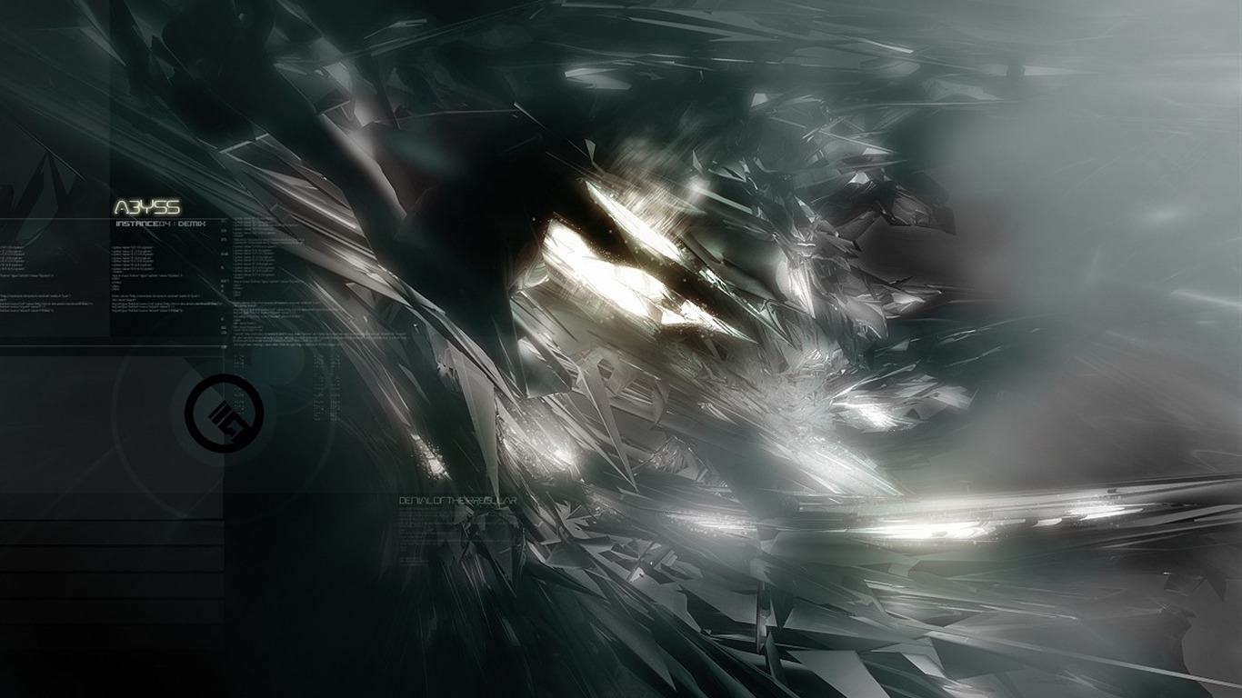 抽象視覺CG壁紙 #22 - 1366x768