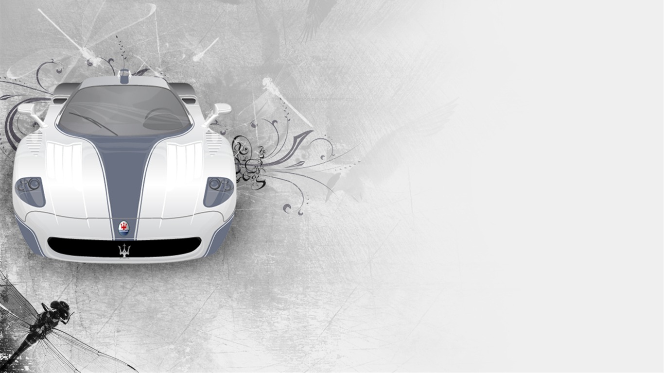 Abstract visual CG Wallpaper #28 - 1366x768