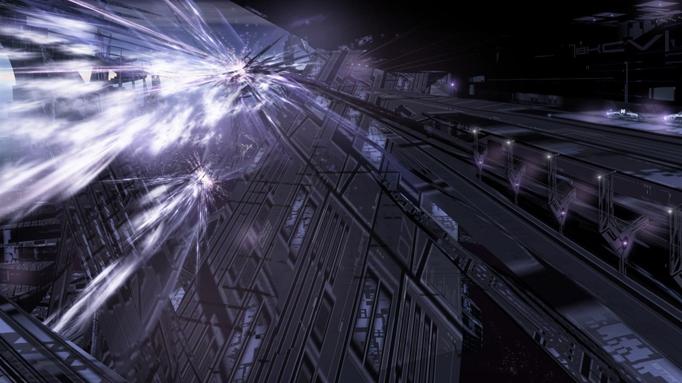 抽象視覺CG壁紙 #29 - 1366x768