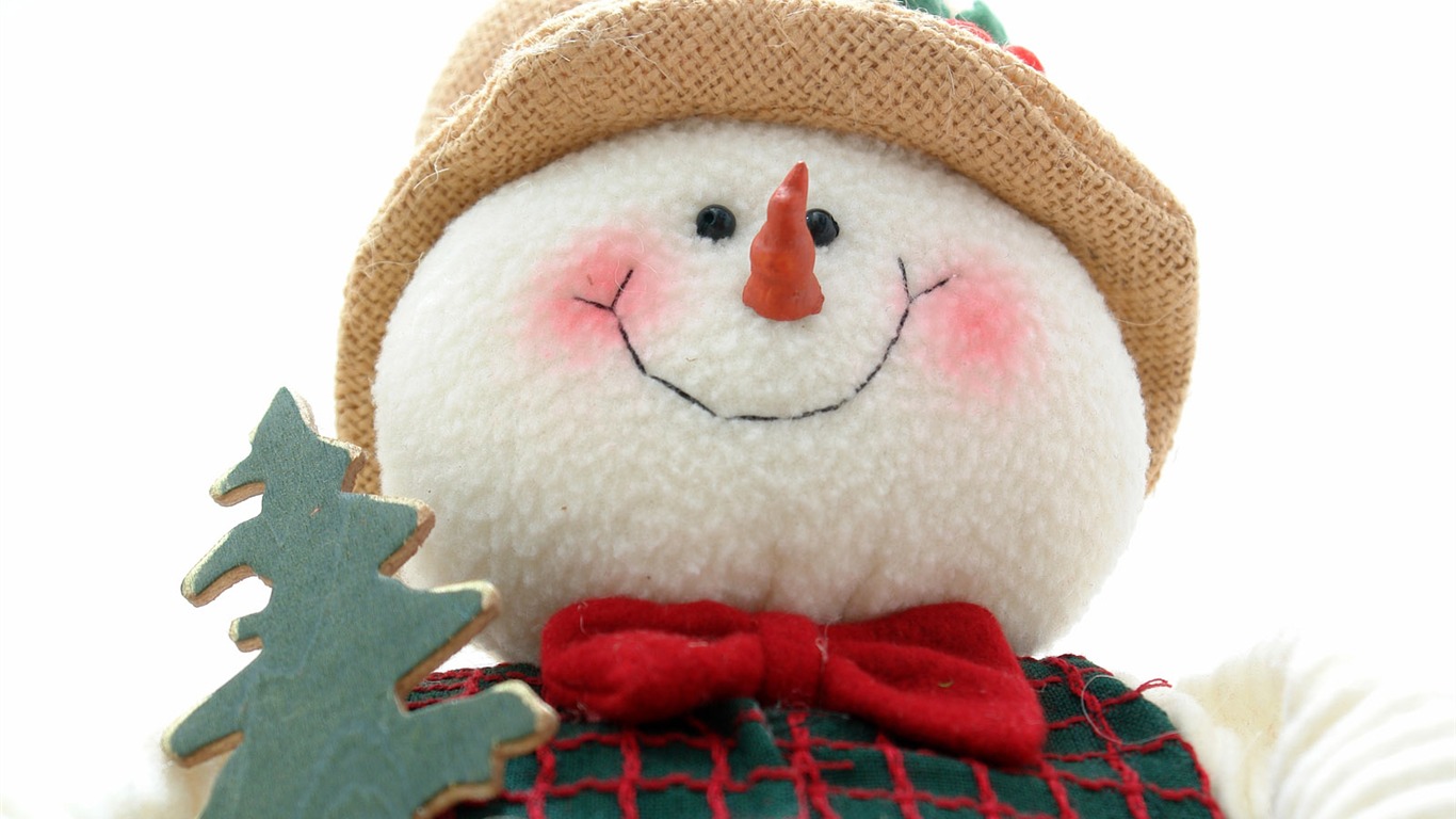 Christmas landscaping series wallpaper (17) #8 - 1366x768