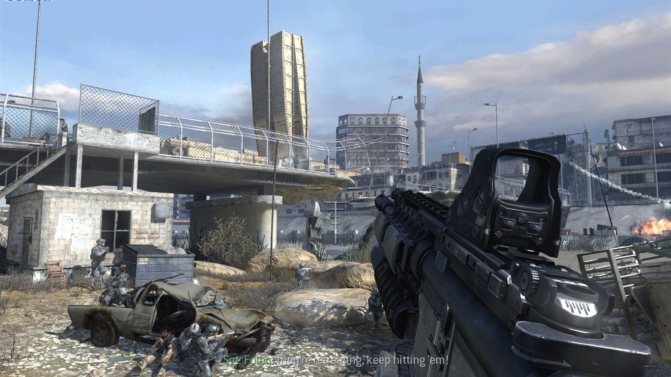 Call of Duty 6: Modern Warfare 2 Fondo de pantalla de alta definición (2) #5 - 1366x768