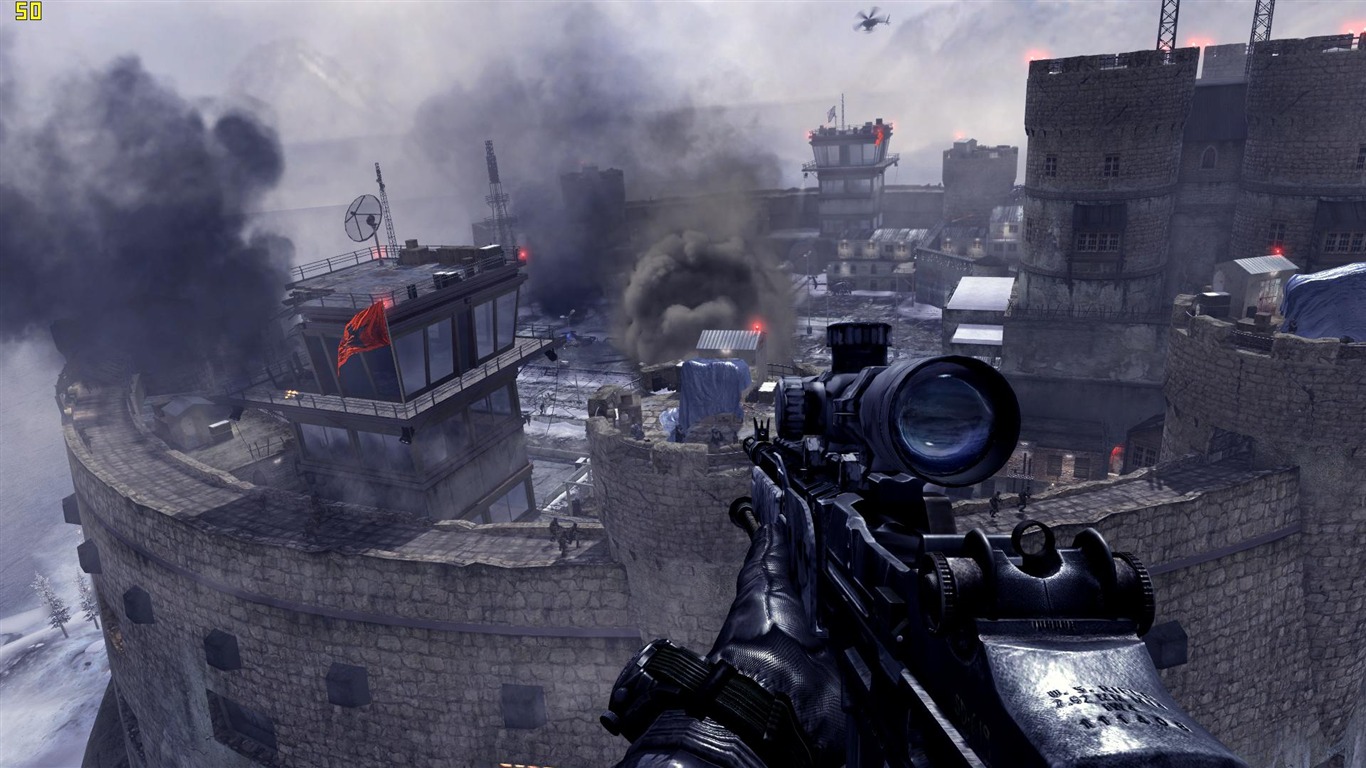 Call of Duty 6: Modern Warfare 2 Fondo de pantalla de alta definición (2) #17 - 1366x768